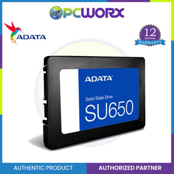 Adata SU650 Solid State Drive 120GB 240GB 480GB SATA 2.5 - New Packaging Sale