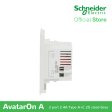 Schneider AvatarOn A 2 USB port 5 V AC-DC USB Charger Outlet - WHITE M3T-USB2-WE | USB Outlet For Sale