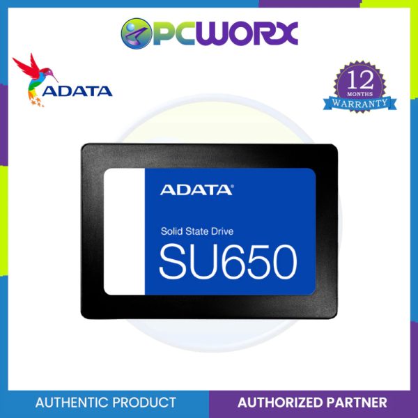 Adata SU650 Solid State Drive 120GB 240GB 480GB SATA 2.5 - New Packaging Sale