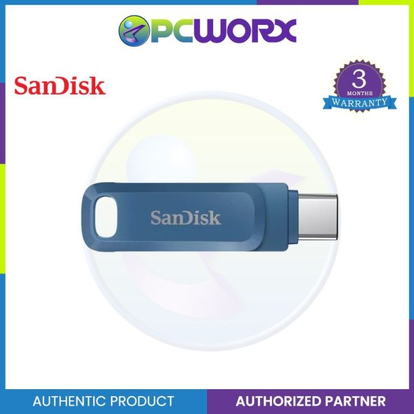 SanDisk 32GB Ultra Dual Drive Go USB Type-C Flash Drive - Black | Navy Blue Online