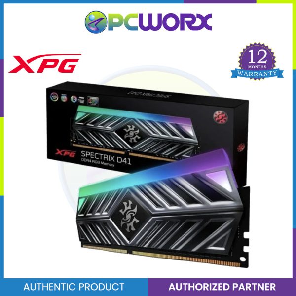 Adata XPG Spectrix D41 8GB 3200mHz DDR4 RGB Memory Module - AX4U32008G16A-ST41 For Discount