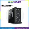 Tecware Vision M 4x 120mm mATX Ring aRGB Fans+ Hubs Casing Black | Gaming Chassis | Gaming Cases Online Sale