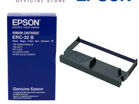 Epson ERC-32 Black Ribbon Hot on Sale