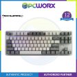 Tecware Phantom+ Elite 87-Keys RGB 3-Mode Mechanical Keyboard - White   Black For Cheap