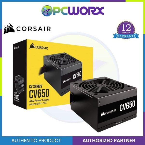 Corsair CV650   CX650 650Watts 80+ Bronze Certified Power Supply For Discount