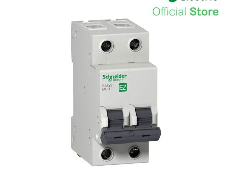 Schneider Easy9 IEC 2P 63A C DIN-Rail Type Miniature Circuit Breaker 230V 6kAIC EZ9F56263 Online now