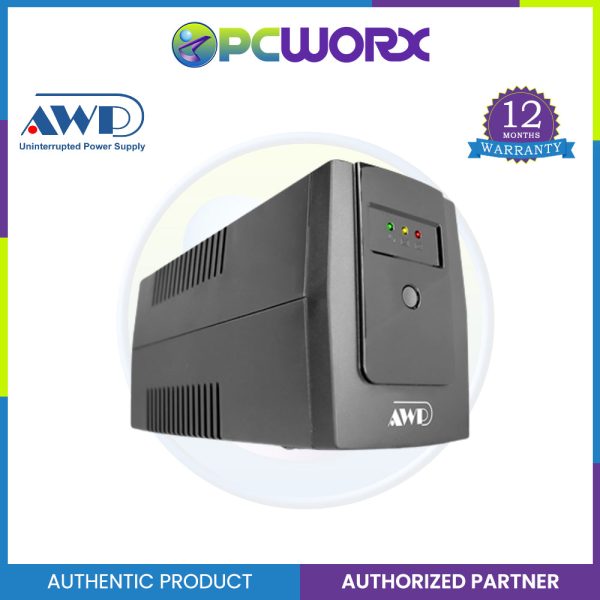 AWP AID1000 Aide 600W 1000VA UPS with AVR Uninterruptible Power Supply (4 Sockets) Discount