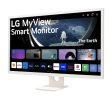 LG 27  27SR50F-W Flat FHD Smart Monitor-IPS Panel, 60Hz- HDMI,USB For Sale