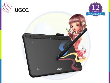 Ugee S640 Portable Drawing Tablet with 10 Shortcut Keys, 6.5x4 inch Digital Pen Tablets Online now