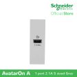 Schneider AvatarOn A 1 USB port 5 V AC-DC USB Charger Outlet - GREY M3T-USB-GY | USB Outlet Online