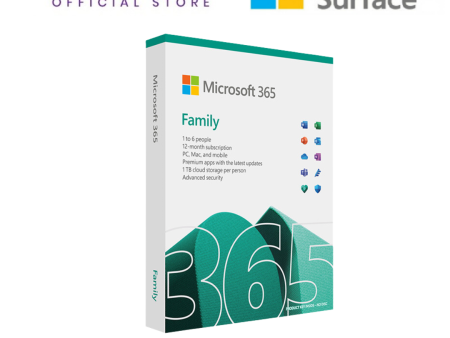 Microsoft 6GQ-01896 M365 Family Eng Subscr 1YR APAC EM Medialess Emerging Market | Microsoft 365 | Microsoft Software Discount