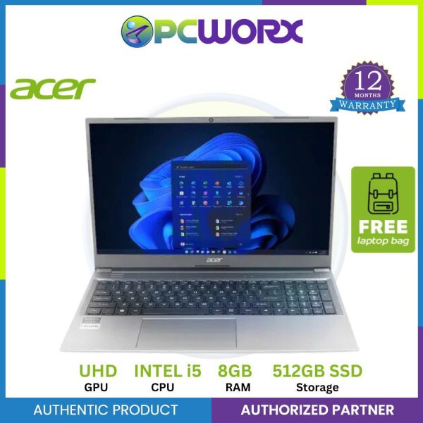 Acer Aspire Lite AL15-51M-55R1 15.6  FHD | Intel Core i5-1135G7 | 8GB RAM | 512GB SSD | WIn11 w  H&S Fashion