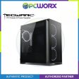 Tecware Vision M 4x 120mm mATX Ring aRGB Fans+ Hubs Casing Black | Gaming Chassis | Gaming Cases Online Sale