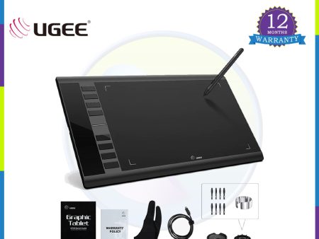 Ugee UG M708, 10 x 6 , Stylus & other accessories included - Graphic Drawing Tablet Online