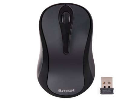 A4Tech G3-280N Wireless Mouse Glossy Grey on Sale