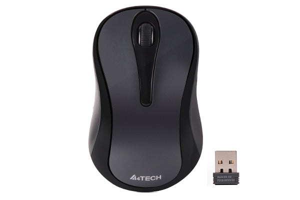 A4Tech G3-280N Wireless Mouse Glossy Grey on Sale