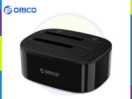 Orico 6228US3-C-BK-BP Dual Bay USB3.0 1 to 1 Clone Hard Drive Dock Discount