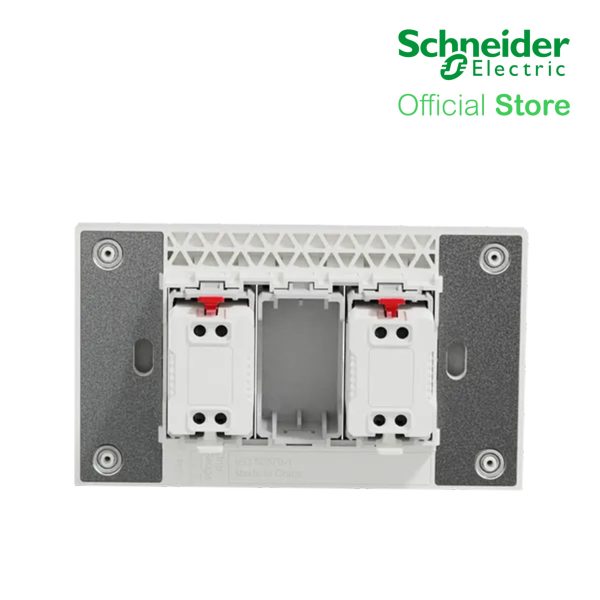 Schneider AvatarOn A 16A 250V 2G 2 Pin Universal Socket-outlet Grey A70426US-GY | Switch Outlet on Sale