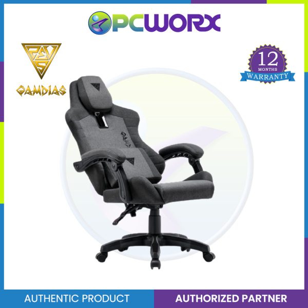 Gamdias Zelus E3 Weave  Gaming Chair Fabric Black Online