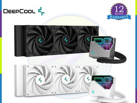 Deepcool LT720 Mirror Design Pump Head, 14.2 inches (360 mm) Radiator, All-in-One Water Cooling CPU Cooler Fashion