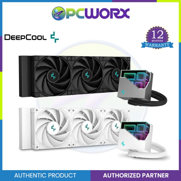 Deepcool LT720 Mirror Design Pump Head, 14.2 inches (360 mm) Radiator, All-in-One Water Cooling CPU Cooler Fashion