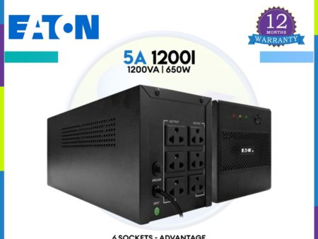 Eaton 5A 1200I-NEMA 1200VA 650Watts Line Interactive UPS For Sale