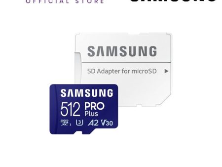 Samsung MB-MD128SA APC 128GB | MB-MD512SA APC 512GB MICRO SD PRO PLUS W ADAPTER SAMSUNG MICRO SD MEMORY CARD | Samsung 128GB MICROSD Memory Card on Sale