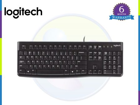 Logitech K120 Wired Keyboard, Full-Size, Spill Resistant, Curved Space Bar PC Laptop Online Hot Sale