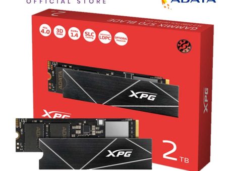 Adata AD-AGAMMIXS70B-2T-CS XPG S70 Blade 2TB 2280 M.2 NVMe PCIe 4.0 x4 SSD | PCIe Gen4 M.2 2280 Internal Gaming SSD | Adata Internal SSD For Sale