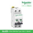 Schneider Acti9 IEC 2P 16A C DIN-Rail Type Miniature Circuit Breaker 230 400V (A9F74216) Discount