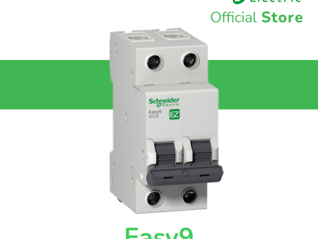 Schneider Easy9 IEC 2P 16A C DIN-Rail Type Miniature Circuit Breaker 230V 10kAIC (EZ9F51216) Fashion