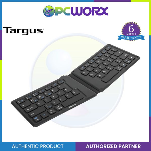 Targus AKF003 Ergonomic Foldable Bluetooth Antimicrobial Wireless Keyboard For Discount