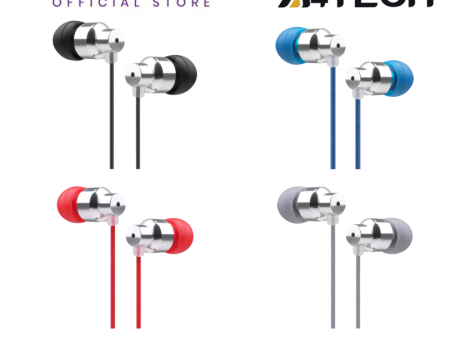 A4Tech G CUBE IP-720 Metallic iBuds Talk Headset | In-ear Earphone | A4tech Headset Fashion