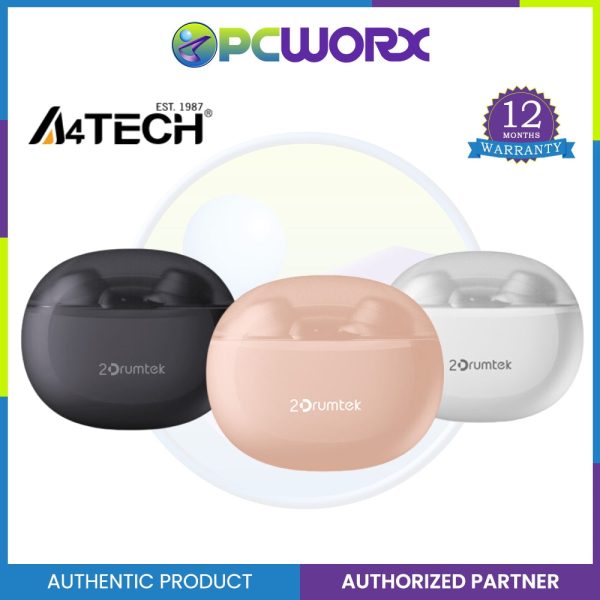 A4tech B27 2Drumtek True Wireless Earphone Bluetooth v5.2 Wireless Earphone Sale