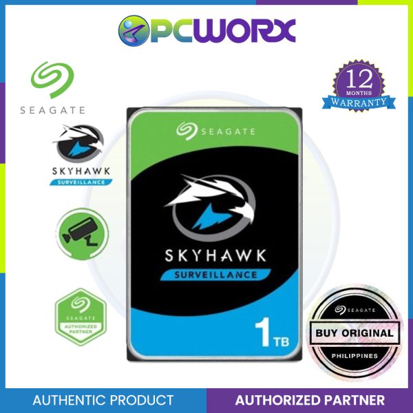 Seagate SkyHawk 1TB Surveillance Hard Drive - Sata 6Gb s 64MB Cache 3.5-Inch Internal Drive Online now