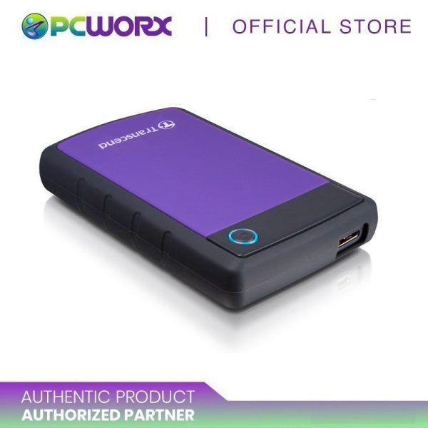 Transcend TS2TSJ25H3P 2TB Shockproof Portable Hard Drive Purple Sale