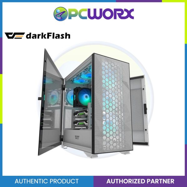 darkFlash DLX21 Mesh Luxury ATX Gaming PC Case Fashion