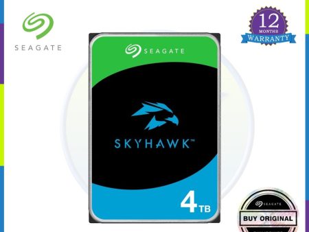 Seagate Skyhawk 4 TB Hard Drive - 3.5  Internal - SATA (SATA 600) Online now