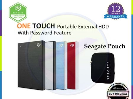 Seagate One Touch 2tb External Hdd With Password Protection For Windows And Mac Online Sale