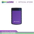 Transcend TS2TSJ25H3P 2TB Shockproof Portable Hard Drive Purple Sale