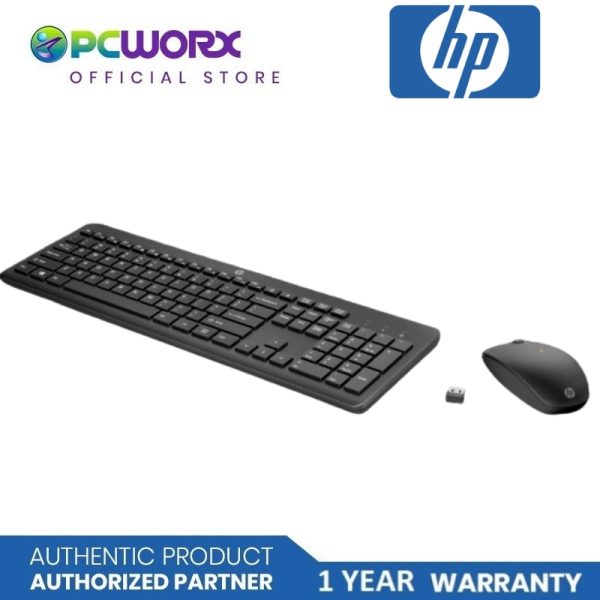 HP 230 Wireless Mouse and Keyboard Black Online