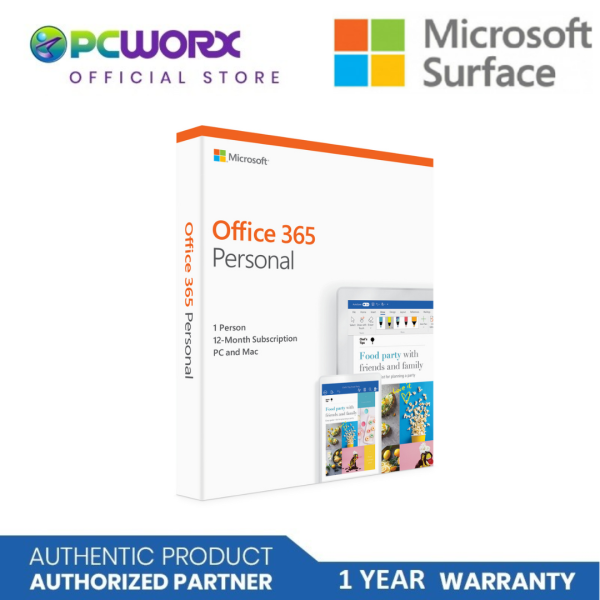 Microsoft QQ2-01398 M365 Personal English APAC EM Subscr 1YR Medialess P8 | Microsoft 365 | Microsoft Software For Discount