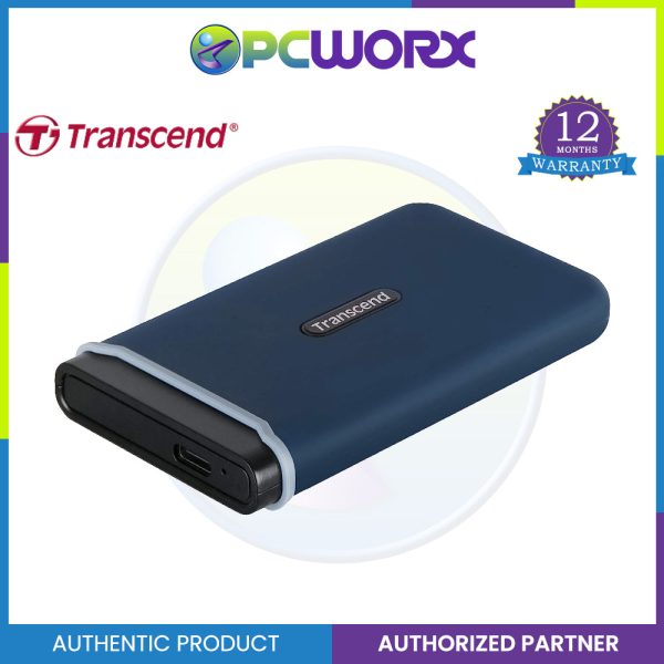 Transcend 250GB USB 3.1 Gen 2 USB Type-C ESD370C Portable SSD Solid State Drive Hot on Sale