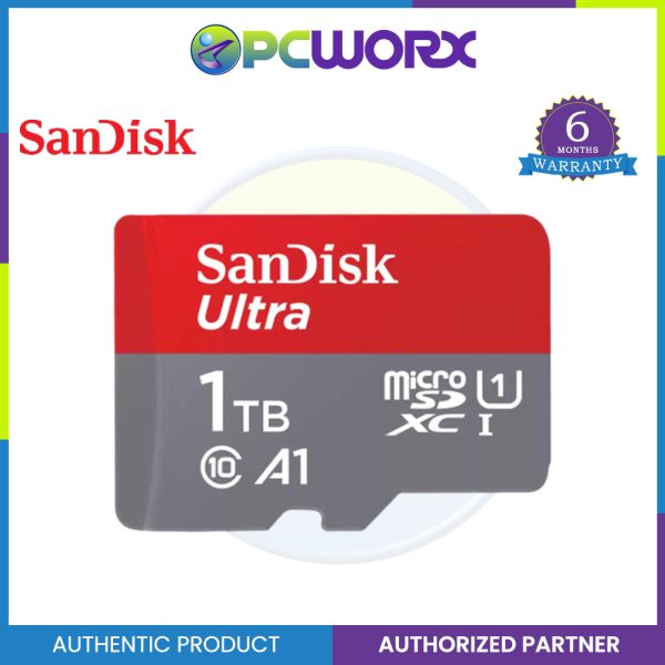 SanDisk 256GB   512GB   1TB Ultra microSDXC UHS-I Memory Card  - 100MB s C10 U1 Full HD A1, MicroSD Fashion