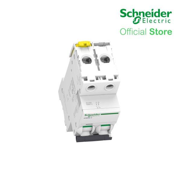 Schneider Acti9 IEC, 50A 2-Pole DIN-Rail Type Circuit Breaker 230 400V 10 KAIC (A9F74250) Hot on Sale