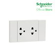 Schneider AvatarOn A 16A 250V 2G 3Pin Universal Socket Outlet White A70426UST-WE Cheap