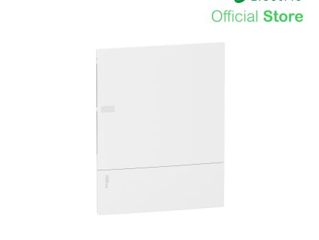 Schneider Enclosure Resi9 MP Flush Mounting 2 Rows of 12 Modules IP40 White Door 1 Earth + 1 Neutral Terminal Blocks MIP22212 Online Sale