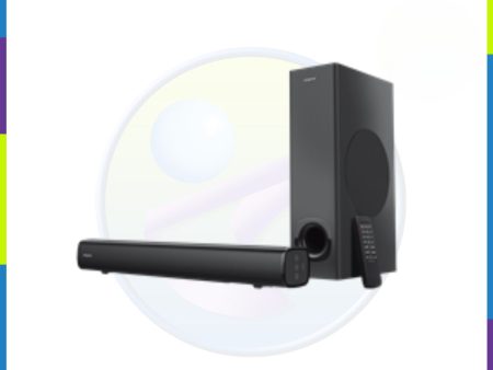 Creative MF8375 Speaker Stage V2 2.1 Black Soundbar w Subwoofer Bluetooth 5.0 Wall Mountable Speaker Hot on Sale