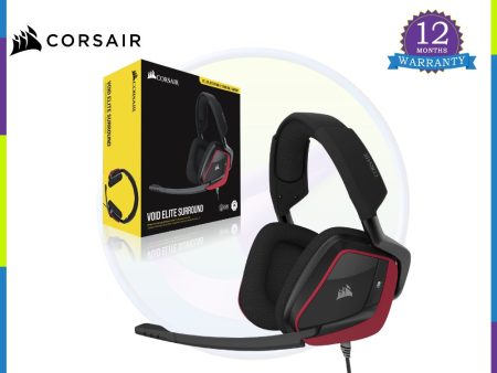 Corsair VOID ELITE SURROUND Premium Gaming Headset with 7.1 Surround Sound —Cherry CS-CA-9011206-AP Discount