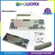 Tecware Phantom+ Elite 87-Keys RGB 3-Mode Mechanical Keyboard - White   Black For Cheap